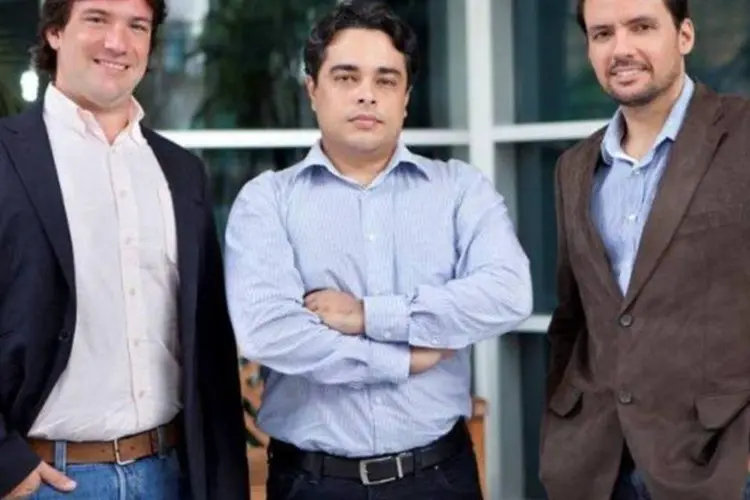 João Gallo, Robson Catalan e Eduardo Souza, fundadores do Buzzero, que recebeu aporte da Monashees Capital