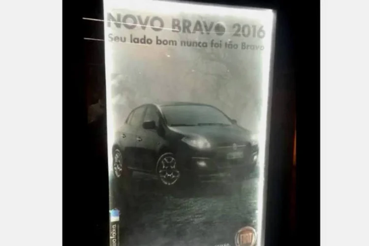 Anúncio da Fiat para divulgar o Novo Bravo 2016 (Reprodução)