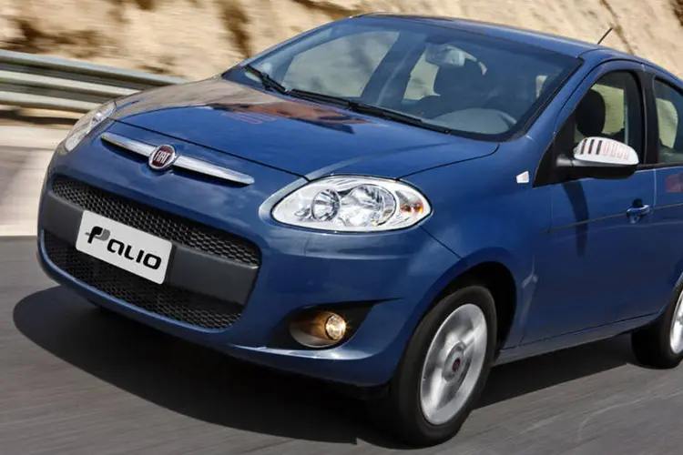 
	Fiat Palio: mais vendido em 2014, compacto da Fiat &eacute; tamb&eacute;m o mais visado
 (Divulgação/Assessoria de imprensa da Fiat)