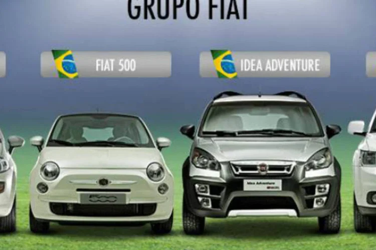 Fiat aproveita sorteio da Copa e faz post de oportunidade: até a marca automotiva aproveitou o buzz e formou um grupo só com os veículos da marca. (Reprodução)
