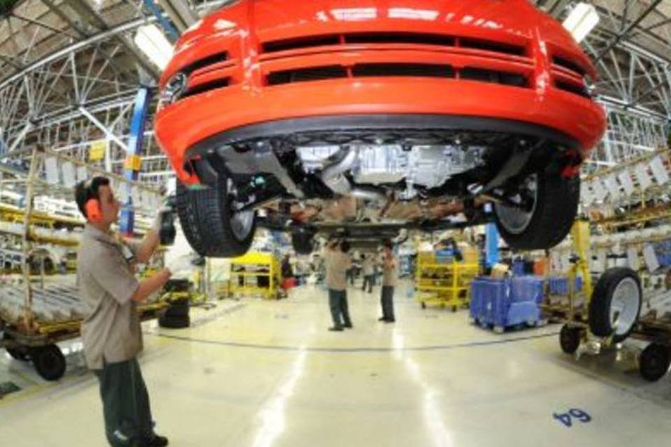 Fábrica da Fiat em Netim, MG: Novo Uno é uma das apostas para este ano (.)