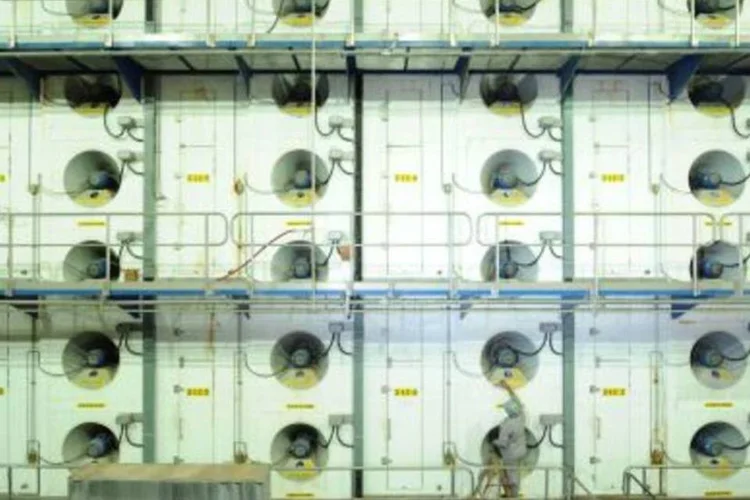 Fábrica da Fibria: empresa quer aumentar em 110 mil hectares adicionais de florestas plantadas de eucalipto para produção de fábrica em Minas Gerais.  (.)