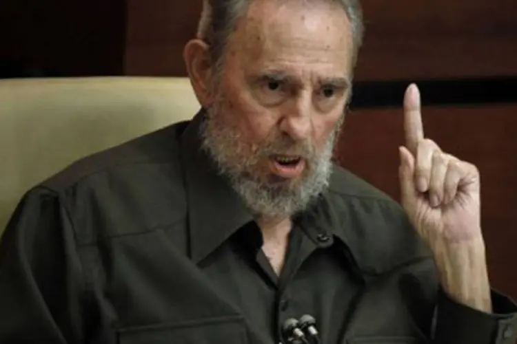 Fidel Castro, líder da Revolução Cubana: produção de grãos de feijão caiu 27% na ilha durante o 1º semestre