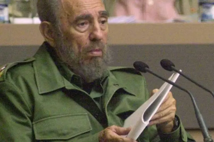 Fidel Castro: "o assassinato de um ser humano desarmado e cercado de familiares constitui um fato repulsivo" (Jorge Rey/Getty Images)