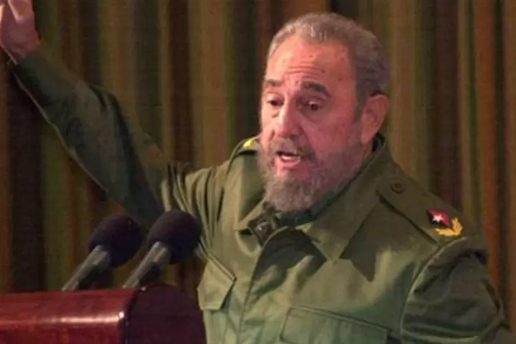 Fidel Castro, líder cubano: para o governo, EUA incitam a violência na Líbia (Jorge Rey/Getty Images)