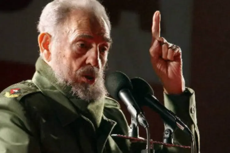 
	Fidel Castro: segundo ele, Cuba defender&aacute; sempre &quot;a coopera&ccedil;&atilde;o e a amizade com todos os povos do mundo e, entre eles, os de nossos advers&aacute;rios pol&iacute;ticos&quot;
 (Alex Castro/Cuba Debate via Bloomberg)