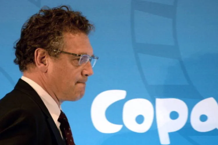 
	J&eacute;r&ocirc;me Valcke: em 2014, seu filho Sebastien trabalhou na Copa do Mundo realizada no Brasil como vice-coordenador geral para os jogos realizados no Maracan&atilde;
 (AFP/Getty Images)