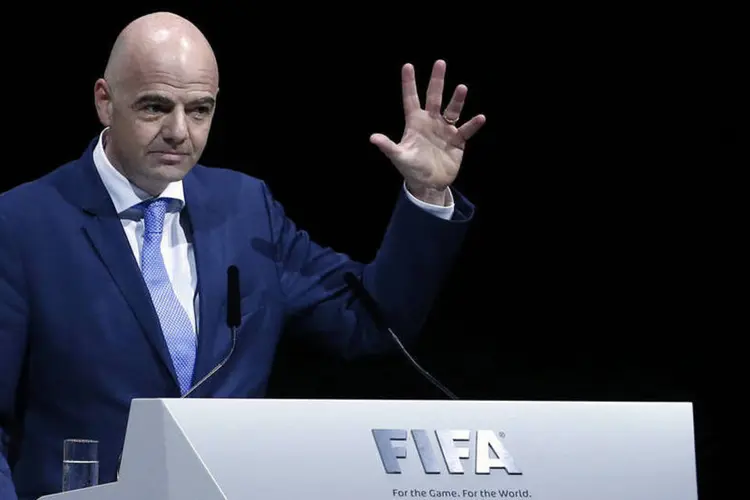 
	O novo presidente da Fifa, Gianni Infantino
 (Arnd Wiegmann / Reuters)