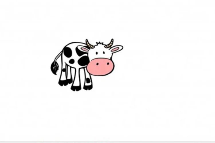 Jogo Find the invisible cow: contagem de vacas encontradas fica ali no canto superior direito, e dá para compartilhar seu resultado no Facebook assim que achar o bovino na tela (Reprodução)