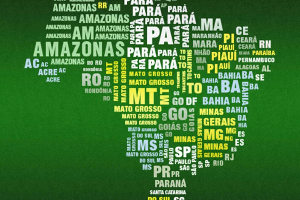 Novo mapa do Brasil pode conter até 40 estados e territórios