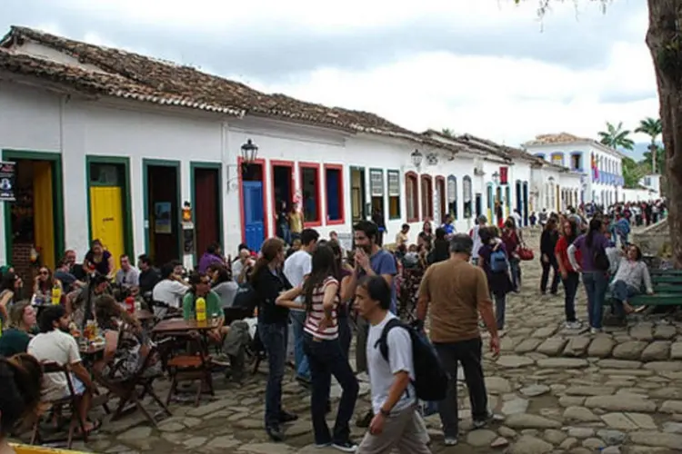 Movimento em Paraty no fim de semana da Flip: evento é importante para a cidade (Monica Campi/Flickr)