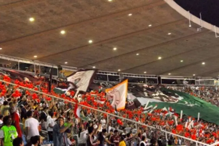 Com o acordo, a Brahma terá placas no campo de treinamento do Fluminense, assinatura nas mídias do time, materiais em pontos de venda e bares temáticos (Divulgação)