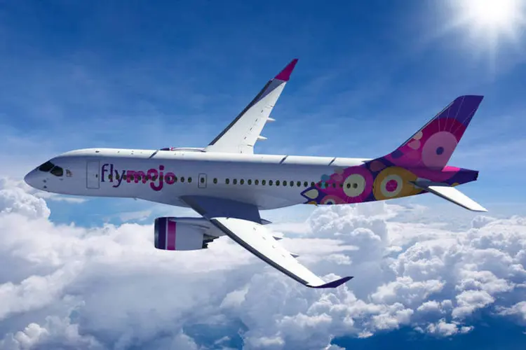 
	A nova Flymojo anunciou a compra de 20 aeronaves da Bombardier em evento
 (Bombardier/Divulgação)