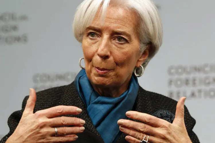 
	Diretora-gerente do Fundo Monet&aacute;rio Internacional (FMI), Christine Lagarde: se o plano de reestrutura&ccedil;&atilde;o incluir reformas abrangentes, o FMI participar&aacute; de resgate
 (Yuri Gripas/Reuters)