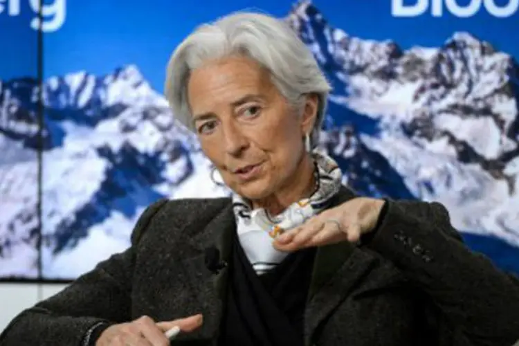 A presidente-gerente do Fundo Monetário Internacional, Christine Lagarde (Fabrice Coffrini/AFP)
