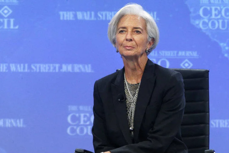 Christine Lagarde: Lagarde se mostrou esperançosa com a nomeação de Joaquim Levy para o ministério da Fazenda (Jonathan Ernst/Reuters)