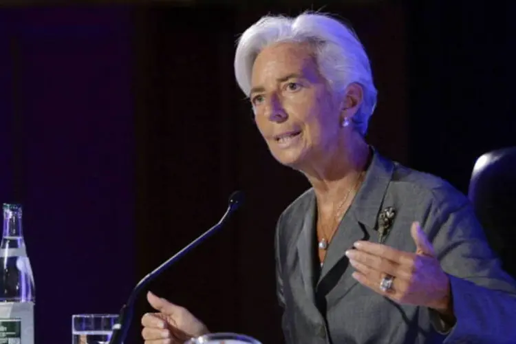Christine Lagarde: "uma inflação muito baixa pode prejudicar gravemente o crescimento" (AFP/Getty Images)