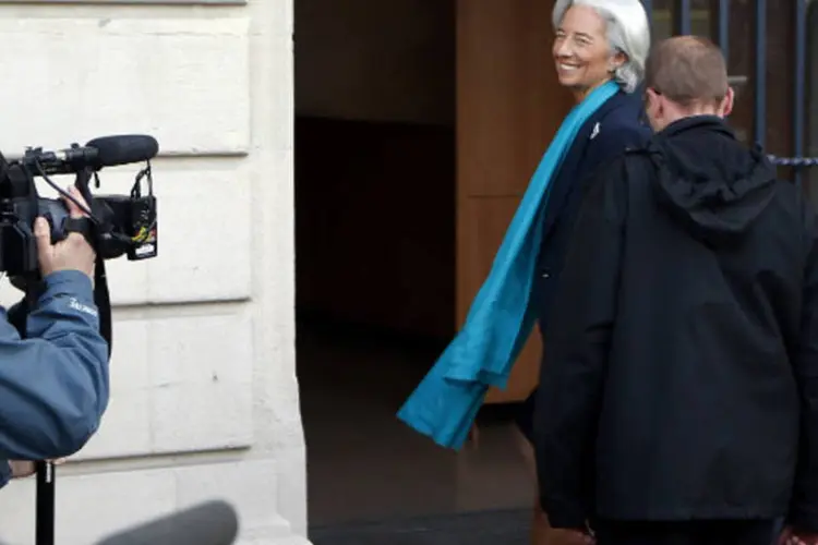 A chefe do FMI, Christine Lagarde, chega para ser questionada por magistrado francês em Paris (REUTERS / Charles Platiau)