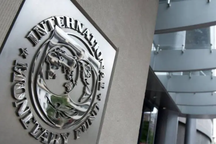
	Logo do FMI: &quot;Ser&aacute; uma grande oportunidade para mostrar as impressionantes conquistas econ&ocirc;micas e sociais da Indon&eacute;sia&quot;, disse Lagarde
 (AFP/ Saul Loeb)