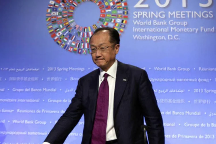Presidente do Banco Mundial Jim Yong Kim chega para a reunião anual do FMI em Washington (REUTERS/Yuri Gripas)