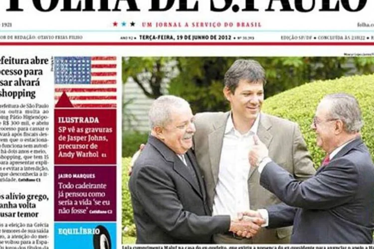 Quem não é assinante da Folha terá acesso grátis a até 40 matérias do jornal por mês na web (Reprodução)