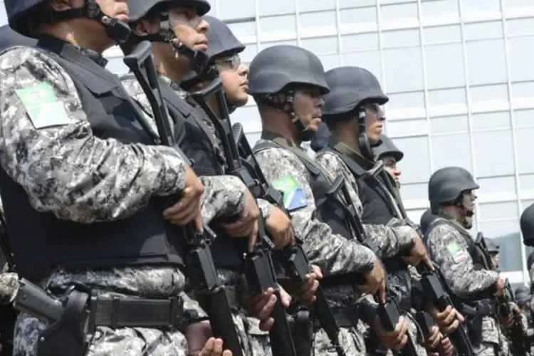 Rio: em maio deste ano, foi enviado ao Rio de Janeiro um reforço de 300 homens da Força Nacional (Antônio Cruz/Agência Brasil)