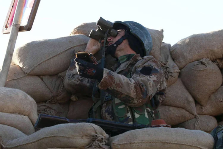 
	Luta contra o Estado Isl&acirc;mico: segundo os militares, a liberta&ccedil;&atilde;o de Tamim vai ajudar a acelerar a recupera&ccedil;&atilde;o de toda a cidade de Ramadi
 (Ari Jalal / Reuters)
