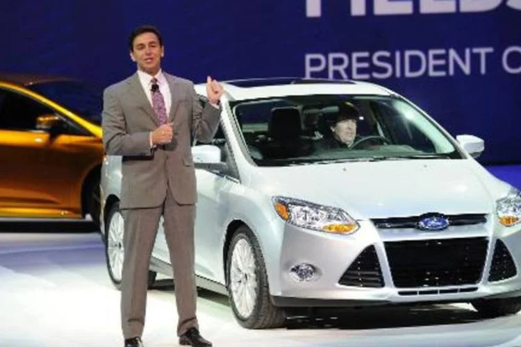 
	Mark Fields, novo presidente-executivo da Ford: &nbsp;ele &eacute; considerado o principal respons&aacute;vel pela recupera&ccedil;&atilde;o da empresa nos &uacute;ltimos anos
 (STAN HONDA/AFP)