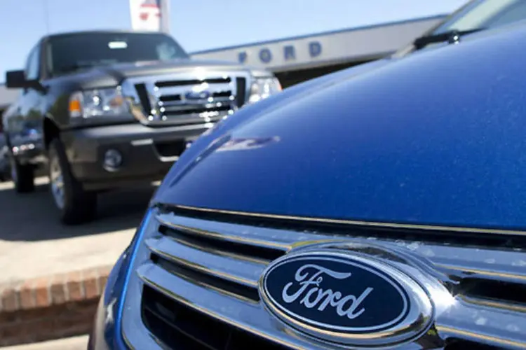 
	Ford: em 2013, as vendas da marca Ford entre consumidores particulares na Am&eacute;rica do Norte aumentaram 14%
 (Getty Images)