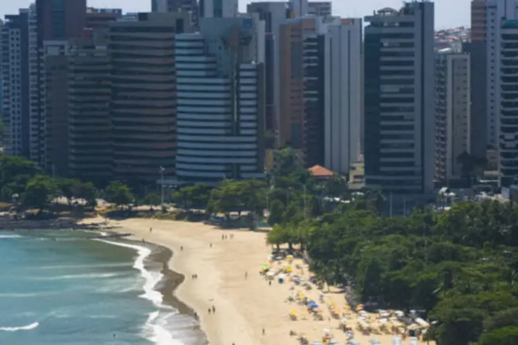 
	Vista de Fortaleza: cidade ter&aacute; feriados em jogos da Copa
 (Luis Morais/ Viagem e Turismo)
