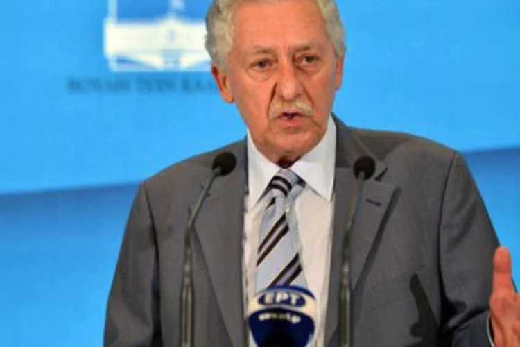 Kouvelis:  "os representantes do Dimar exigem que sejam revogadas as reduções de salários e pensões que provocam tantos problemas à sociedade" (Andreas Solaro/AFP)