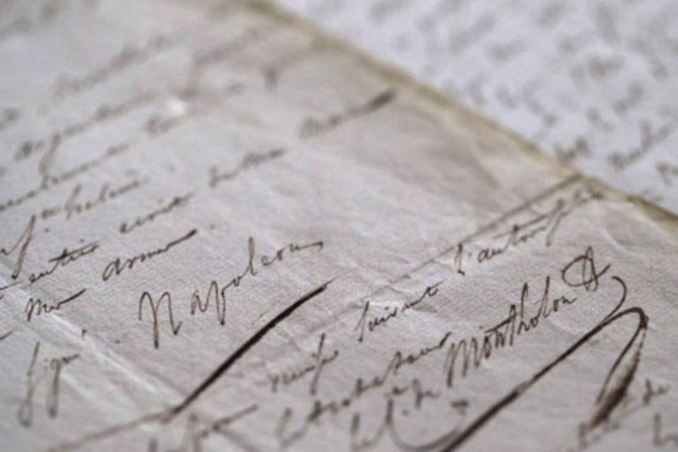 Cópia do testamento de Napoleão é vendida por US$ 506 mil