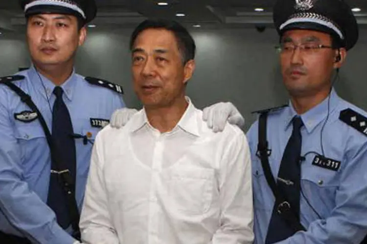 O ex-líder chinês Bo Xilai: aceitação deste recurso não significa que Bo tenha direito a um segundo julgamento. (Jinan Ipc/AFP)