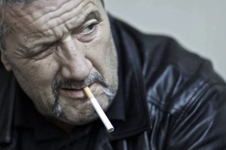 
	Mark &quot;Chopper&quot; Read, criminoso australiano: um dos co-autores da biografia de &quot;Chopper&quot; afirma que principal caracter&iacute;stica dele era &quot;nunca ter temido consequ&ecirc;ncias&quot;
 (Getty Images)