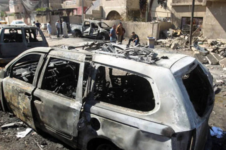 
	Destro&ccedil;os ap&oacute;s atentado no Iraque: terrorismo&nbsp;e a viol&ecirc;ncia sect&aacute;ria aumentaram no Iraque nestes &uacute;ltimos meses
 (Getty Images)