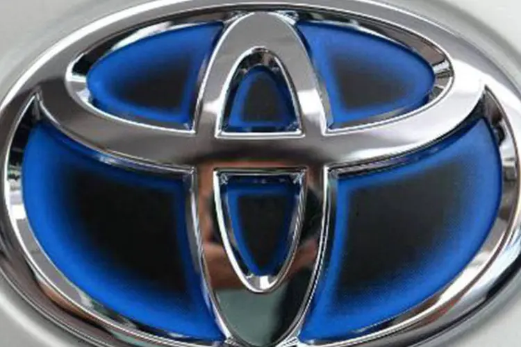 
	Logomarca da Toyota Motors: alta segue um salto de 80,6 por cento em outubro na compara&ccedil;&atilde;o anual e um subida de 63,5 por cento em setembro
 (Toshifumi Kitamura/AFP)