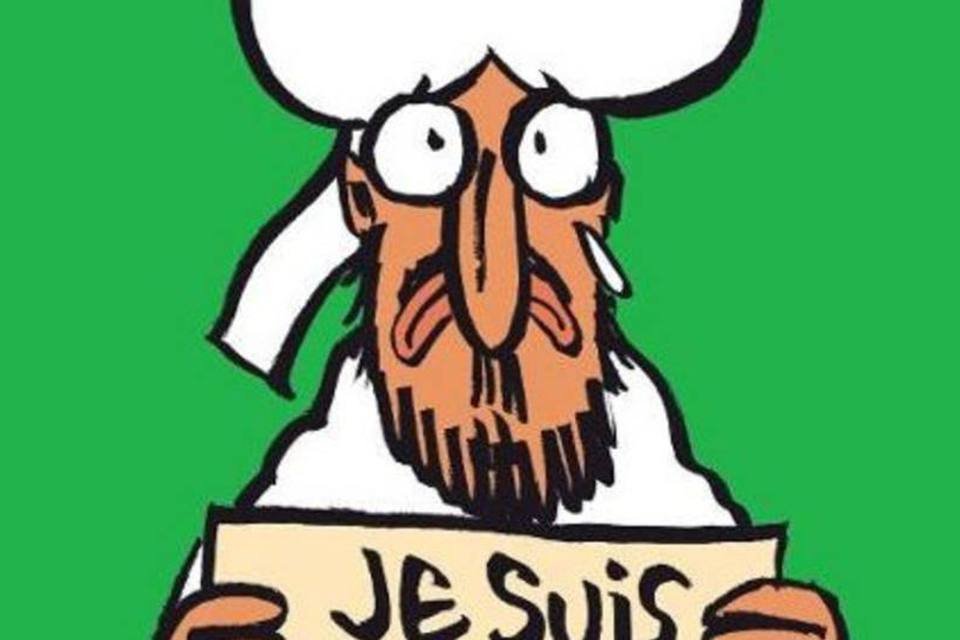 Capa do Charlie Hebdo trará Maomé com cartaz Eu sou Charlie