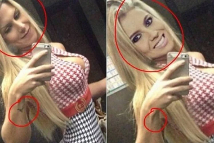 Foto de Instagram modificada: suposta ladra da foto deletou, rapidamente, sua conta na rede social (Reprodução/Instagram)