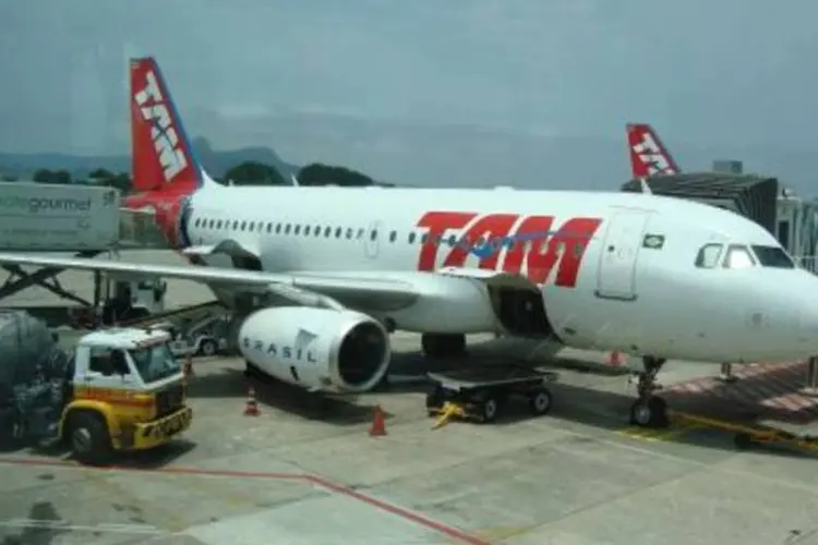 TAM lidera mercado seguida de Gol, com 40,69% dos voos e Webjet, com 5,89% (.)