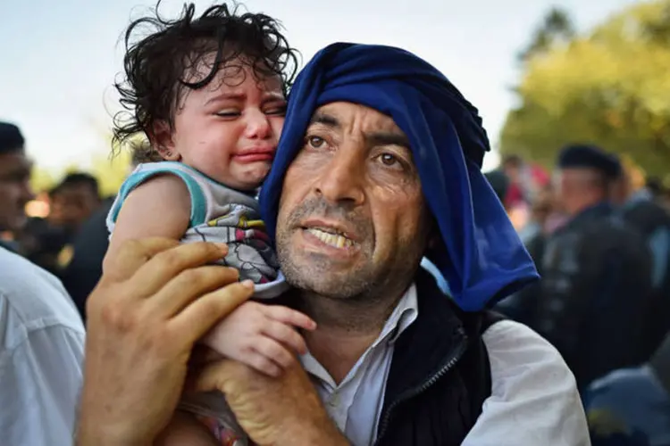 
	Meta de 2015 era receber 10 mil refugiados
 (Jeff J Mitchell / Getty Images)