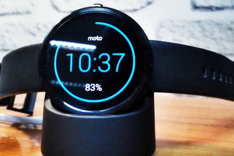 
	Moto 360: smartwatch encontra-se em fase de an&aacute;lise da Motorola
 (Saulo Pereira Guimarães/EXAME.com)