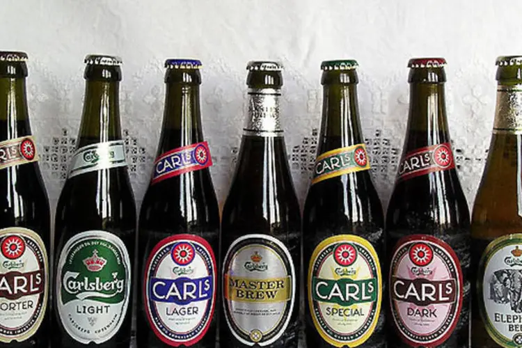 
	Marcas de cerveja da Carlsberg: companhia quer&nbsp;uma fatia maior na &Aacute;sia para compensar as fracas vendas na Europa ocidental
 (Wikipedia)