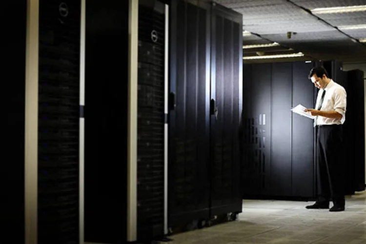 
	Centro de processamento de dados da Dataprev em S&atilde;o Paulo
 (ALEXANDRE BATTIBUGLI)