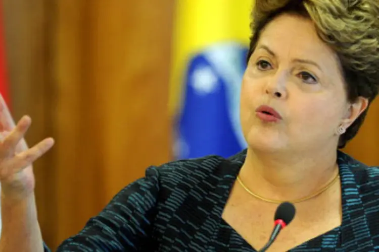 
	Dilma Rousseff durante discurso: segundo ela, o governo j&aacute; entregou quase 1.300 creches e mais 3.100 unidades est&atilde;o em constru&ccedil;&atilde;o
 (Getty Images)