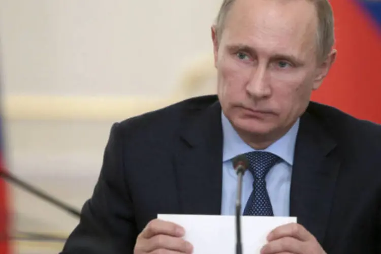 Vladimir Putin, presidente russo: Moscou diz que a presença de potências regionais como o Irã e Arábia Saudita é crucial para o êxito da conferência (Mikhail Metzel/RIA Novosti/Kremlin/Reuters)