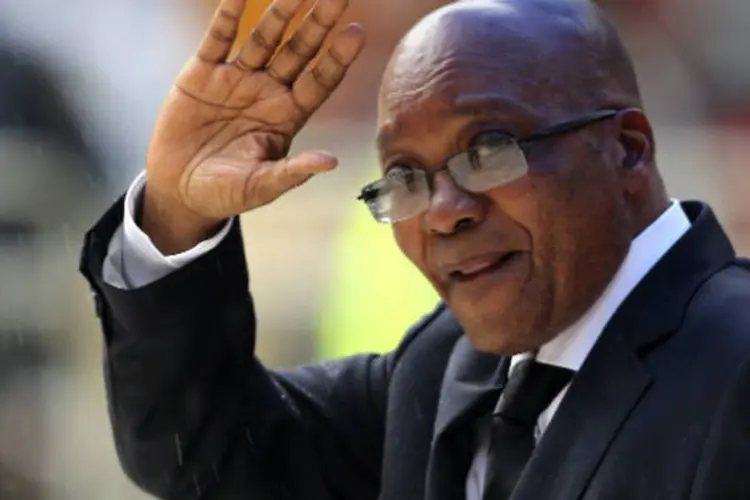 
	Jacob Zuma: a &Aacute;frica do Sul &eacute; considerada uma na&ccedil;&atilde;o em desenvolvimento pelas Na&ccedil;&otilde;es Unidas
 (Siphiwe Sibeko/Reuters)
