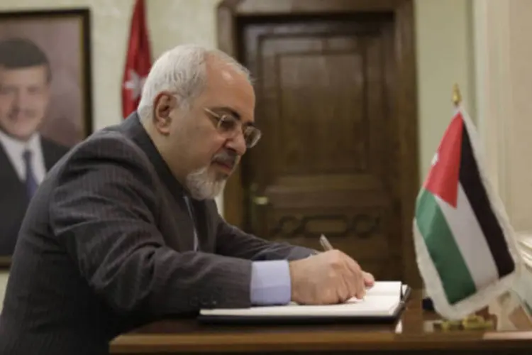 O ministro iraniano das Relações Exteriores, Mohamad Javad Zarif: Irã é o principal aliado da Síria na região (Mohammad Hannon/Pool/Reuters)