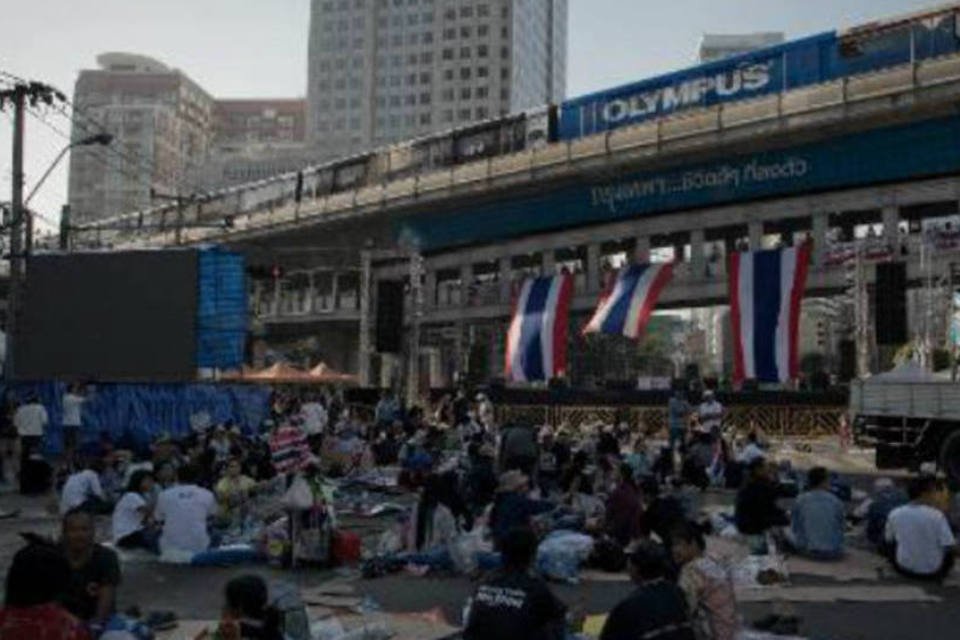 Manifestação da oposição bloqueia ministérios na Tailândia