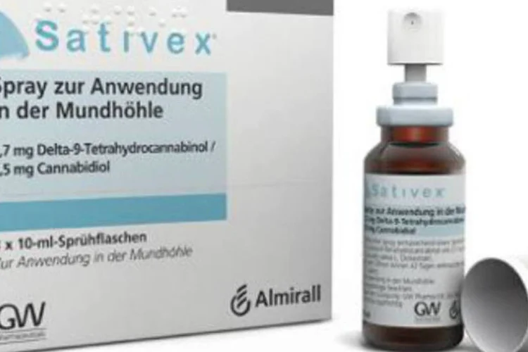 O Sativex, spray bucal derivado da cannabis: medicamento já foi aprovado em 24 países, 18 deles europeus (AFP)