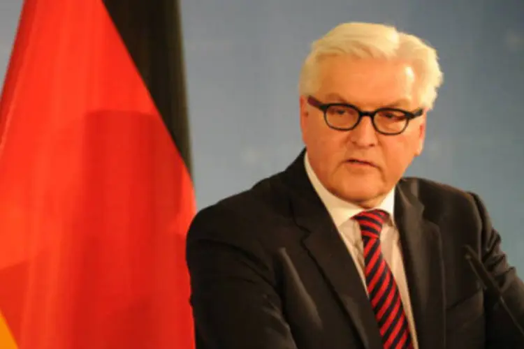 Ministro do Exterior alemão Frank-Walter Steinmeier: armas químicas serão destruídas em águas internacionais (Getty Images/Reprodução)